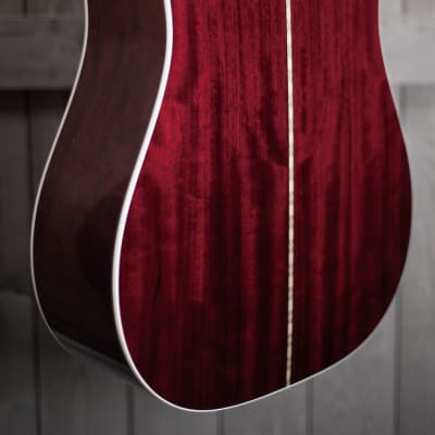 Takamine JJ325SRC JOHN JORGENSON Electric Acoustic Guitar in Gloss Red Satin image 8