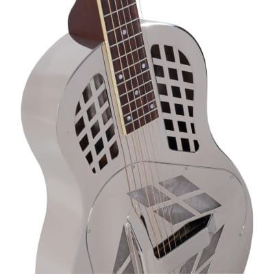 Recording King RM-991-S Nickel-Plated Tricone Resonator Guitar with Squareneck image 3