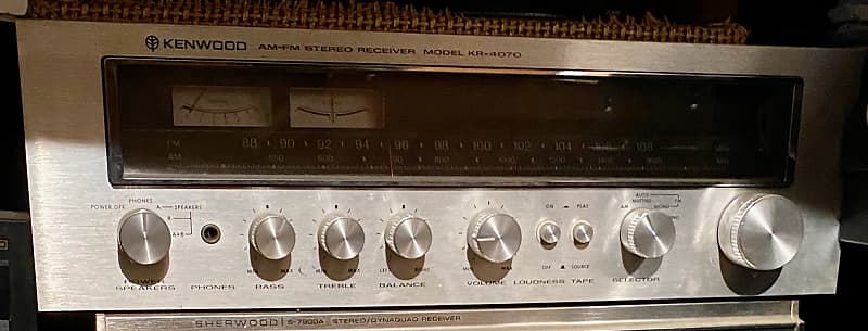Kenwood  KR-4070 AM FM Stereo Receiver  			
