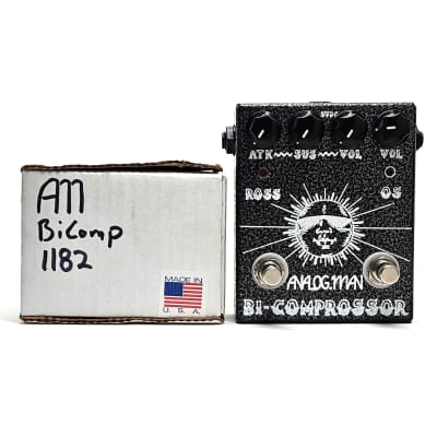 Analogman Bi-Comprossor Compressor Pedal | Reverb