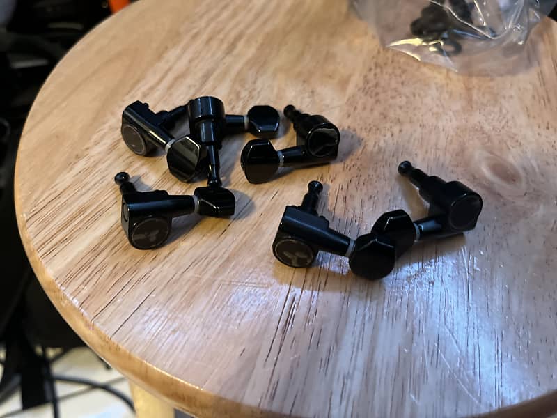 Ibanez RG Black Tuning Pegs Reverb