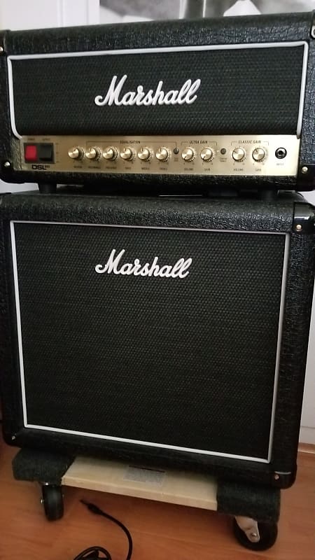 Marshall DSL20HR 20-watt Tube Head AND MX112R 80-watt 1x12