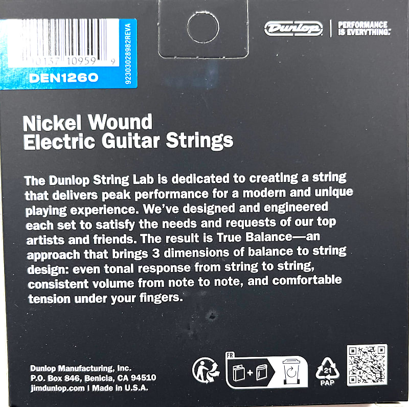 Dunlop Guitar Strings 3 Packs Electric Nickel 12 60 Extra Heavy