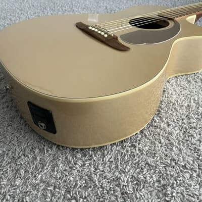 Fender Newporter Player California Series CHP Champagne Acoustic Electric Guitar image 4