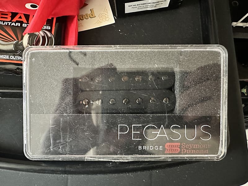 Seymour Duncan Pegasus 7-String Bridge Humbucker 2010s - Black image 1
