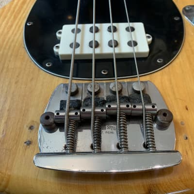 1977 Music Man  Stingray 4  Bass in Natural finish & original hard shell case image 14