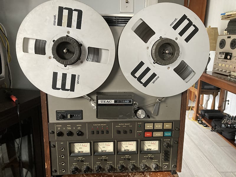 SEE VIDEO! TEAC A-3440 10.5 Inch 4 channel quad stereo reel to reel tape  deck recorder