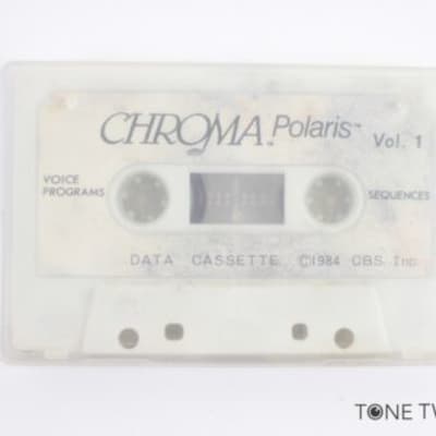 Chroma Polaris Vol 1 Data Casette 1984 Patch Program Sounds VINTAGE SYNTH DEALER image 3