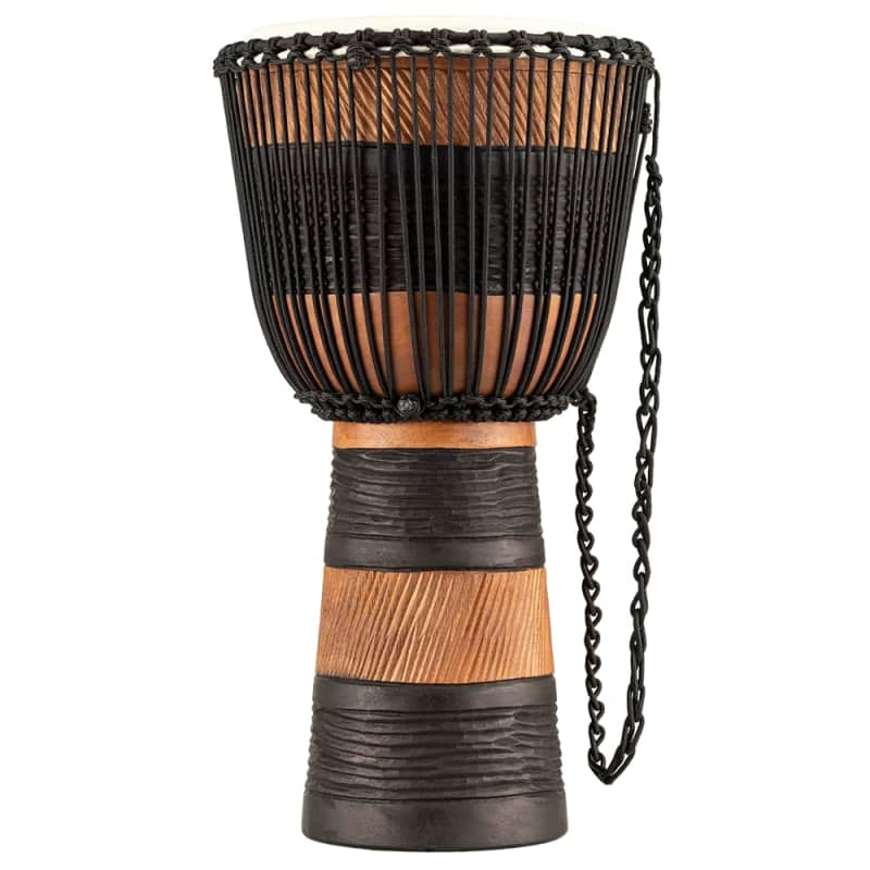 Photos - Percussion Meinl 12" ORIGINAL AFRICAN STYLE ROPE TUNED WOOD DJEMBE ... Brown ne 