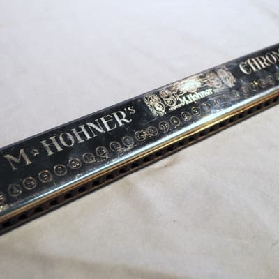 希少　M-Hohner's Chromatica No.263 36cm Lot - Antique M. Hohner Chromatic No. 263 Harmonica