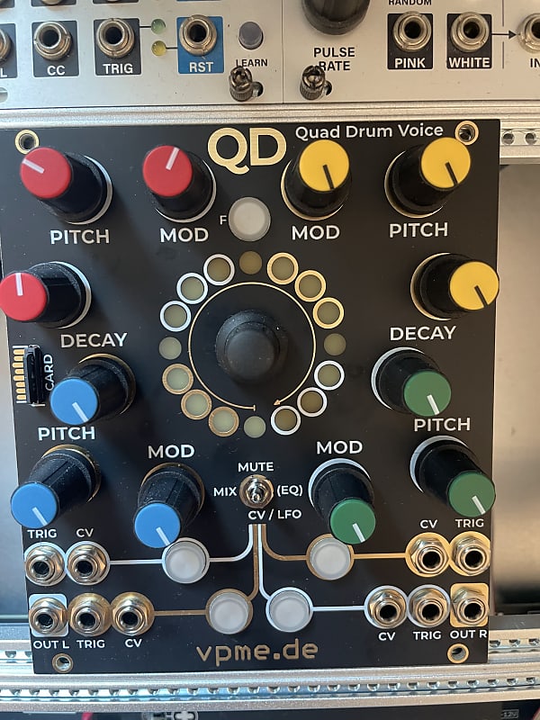 vpme.de Quad Drum Voice Eurorack module Reverb UK