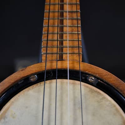 1930s Banjo Soprano Ukulele Banjolele Winner Model by Harmony 21" image 9