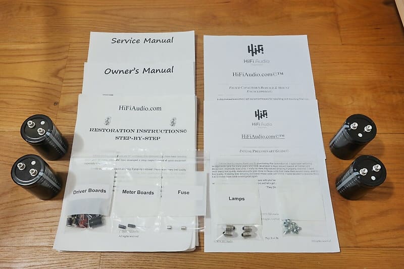 SAE MARK  IV restoration kit filter capacitor repair rebuild fix  			