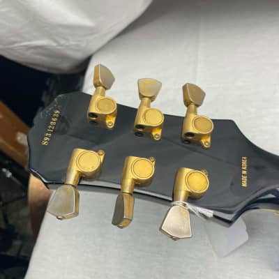 Epiphone Les Paul Custom "Black Beauty" Guitar - MIK Made In Korea 1993 - Ebony / Black image 14