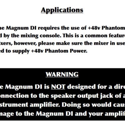 1Pair- 2 (units) of BBE Magnum DI Active Direct Boxes image 2