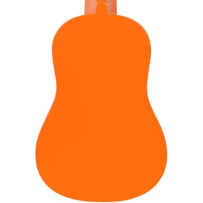 Diamond Head DU-103 Rainbow Soprano Ukulele with Gig Bag (Orange) image 5