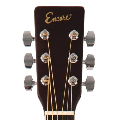Encore Acoustic Guitar ~ Sunburst image 5