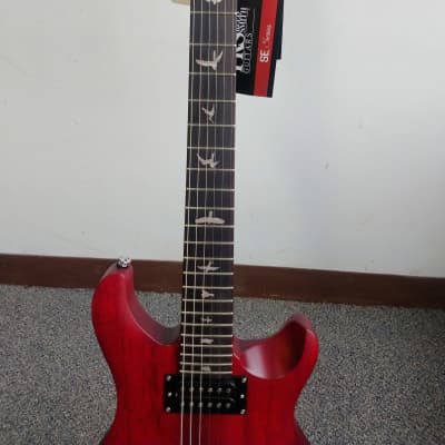 New PRS Paul Reed Smith SE CE 24 Standard Satin Electric Guitar - Vintage Cherry with PRS Gigbag image 3