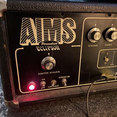 AIMS Dual KT88 2 Channel Master Volume Bass or Guitar Amp Head 120 Watt Mid 70’s image 2