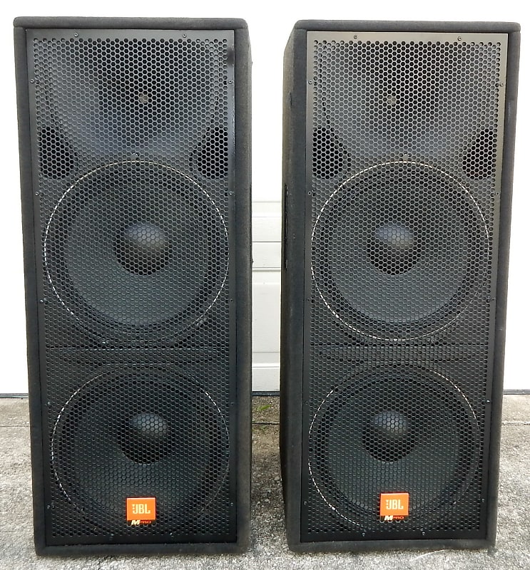 JBL MP225 large band pa dj speakers | Reverb
