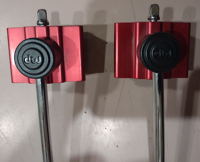 DW DWSM105 Hardcore Adjustable Foam Bass Drum Beaters (2) Reverb