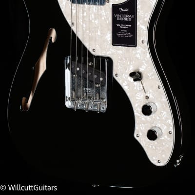 Fender Vintera II '60s Telecaster Thinline Maple Fingerboard Black (483) for sale