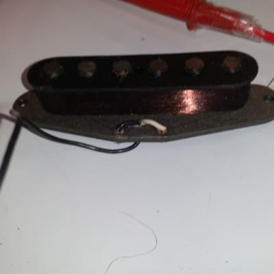 Fender STRATOCASTER Pickup 1978 grey bottom meter read 6.29 image 2