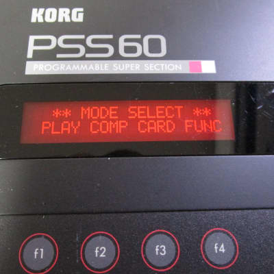 KORG PSS60 80's Programmable accompaniment machine w/ Pattern card x2 PSU image 3