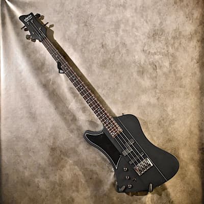 Schecter Left Handed Nikki Sixx Signature Bass 2019 Black Satin Lefty Guitar image 1