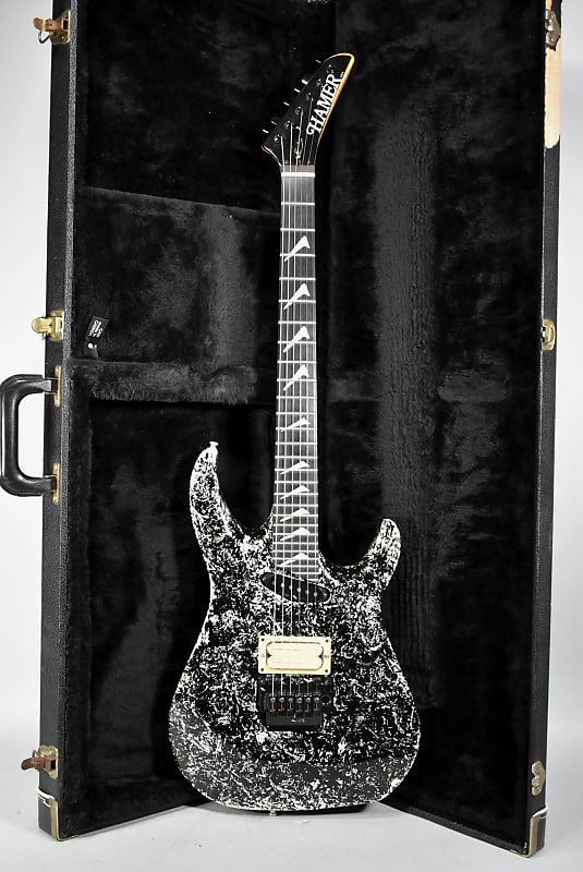 1990 Hamer USA Californian Elite Marble Finish Electric Guitar w/OHSC image 1