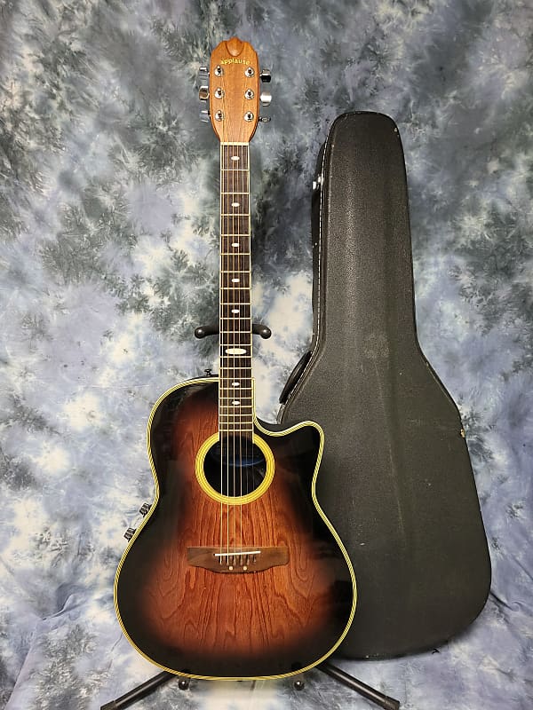 Vintage 1978 Ovation Applause Model AE-38 Korea Shallow Bowl | Reverb