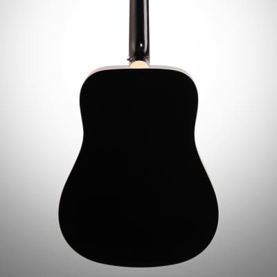 Epiphone DR-100 Acoustic Guitar, Ebony image 5