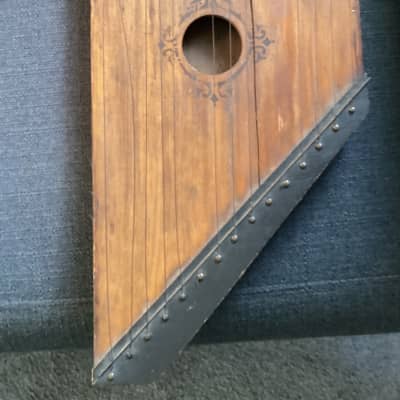 Vintage! Wooden 15 String Zither Lap Dulcimer Harp ~ Adjustable Tune Instrument image 14