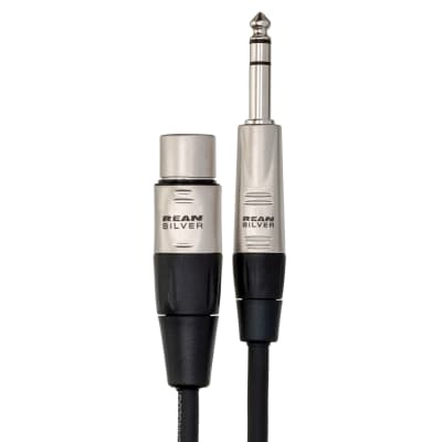 Hosa Pro Balanced Interconnect, REAN XLR3F to 1/4 in TRS, 5 ft image 3