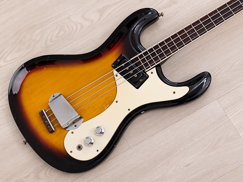 Mosrite Ventures Bass Sunburst 1966 | Reverb