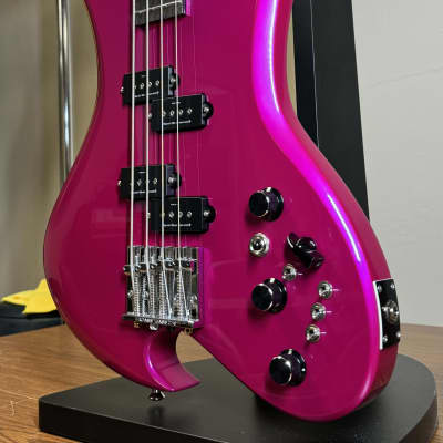 B.C. Rich Custom Shop Wave Bass 2024 - Ultraviolet image 5