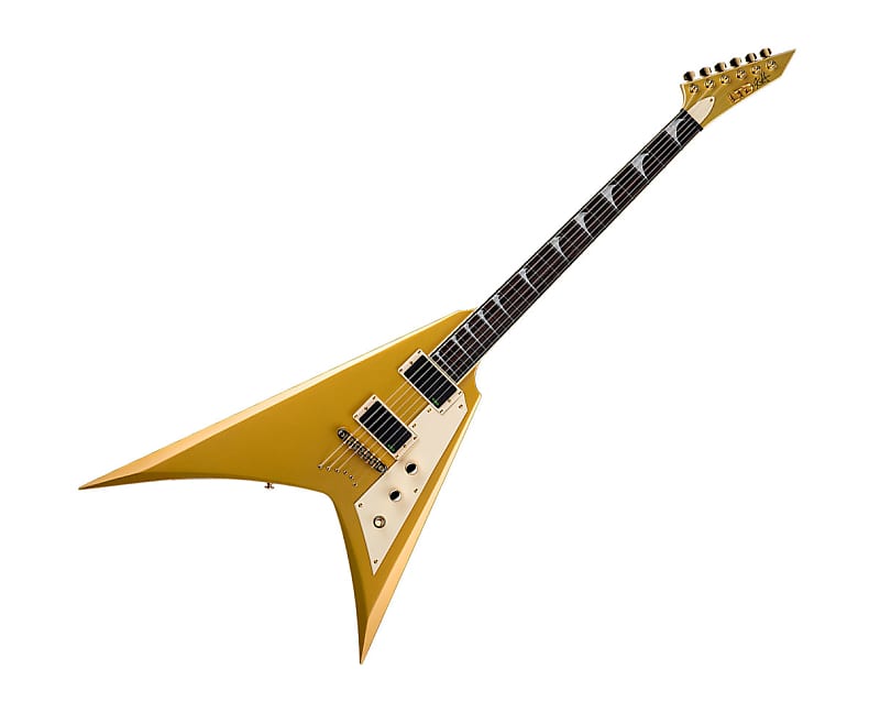 ESP LTD KH-V Kirk Hammett Signature Guitar - Metallic Gold image 1