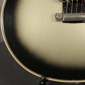 Gibson Les Paul Custom left over tremolo route 1981 Silverburst image 14