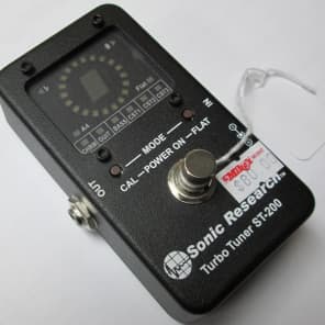 ギター Sonic Research ST-200 Sonic Research ST-200 Turbo Tuner Strobe Guitar Pedal Black