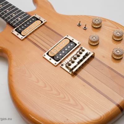 Kay Double Cut, Natural, Neck Through, ebony fingerboard 70's Vintage image 12