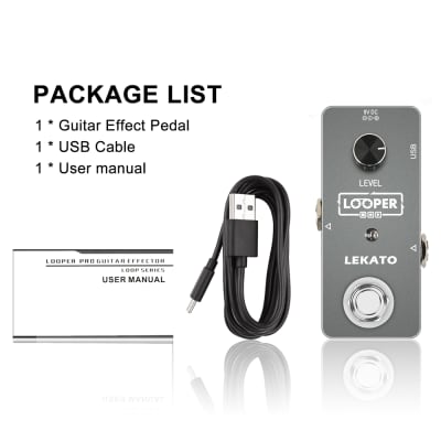 Nano Looper Effect Pedal Unlimited Overdubs 5 mins Guitar Loop Looping Record image 9