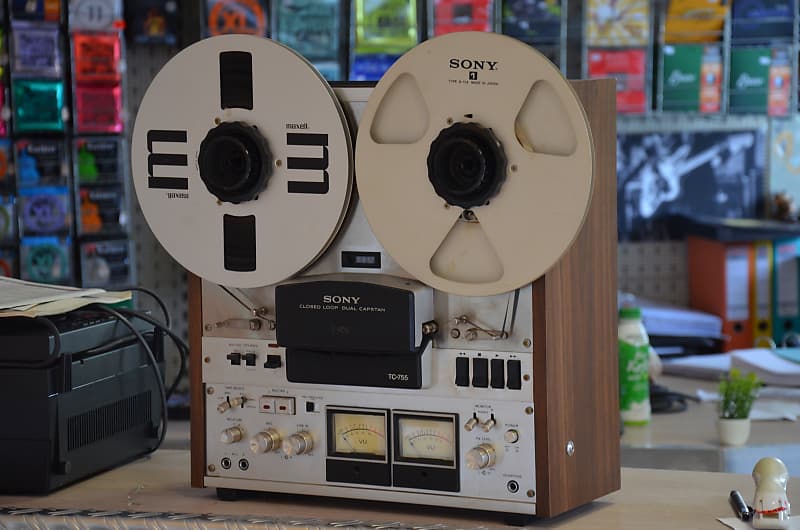 SONY TC-755 vintage 1970s three head reel to reel tape recorder