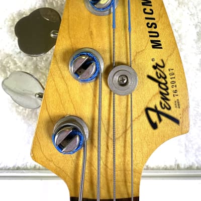 Fender Musicmaster Bass 1976 Black image 13