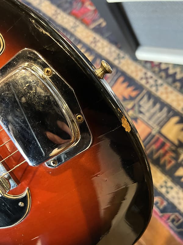 60's Silvertone Tiesco 1441 Vintage electric guitar ,3