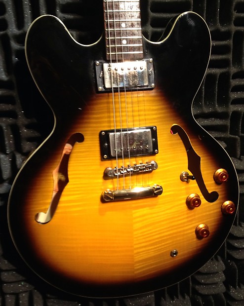 Epiphone Dot Deluxe VS 2003 Vintage Sunburst Custom Shop w 57 Classic Humbuckers