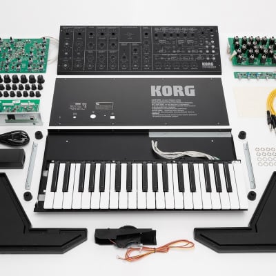 Korg MS-20 Kit Monophonic Analog Synthesizer DIY Kit 2010s - Black