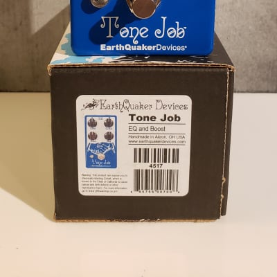 EarthQuaker Devices Tone Job EQ & Booster V2 2017 - Present - Blue / White Print for sale
