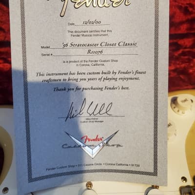 Fender Stratocaster '56 closet classic relic figured maple neck image 16