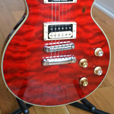 Dean Cadillac trans Red Quilt modded gotoh duncan for sale