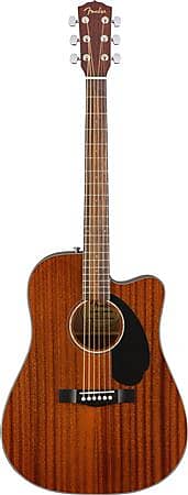 Fender CD-60SCE All-Mahogany Dreadnought Acoustic Electric image 1